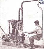 Рис. 21. Сиденье машиниста, приспособленное для обслуживания механического молота «Аякс», является частью конструкции самого молота.